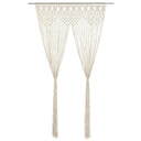 vidaXL Gordijn macramé 140x240 cm coton