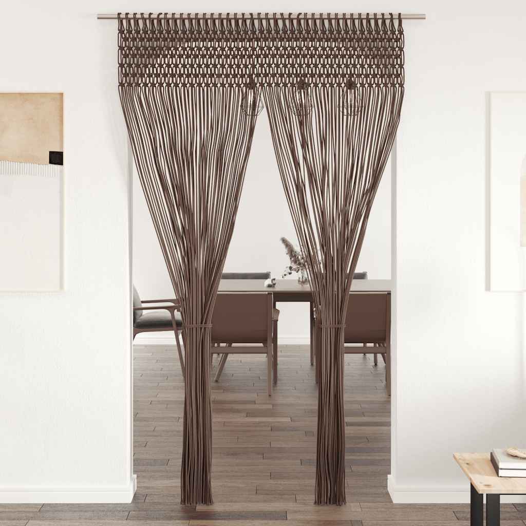 vidaXL Macrame Curtain 140x240 cm Cotton