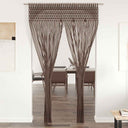 vidaXL Gordijn macramé 140x240 cm katoen