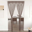 vidaXL Gordijn macramé 140x240 cm katoen