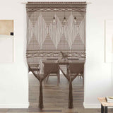 vidaXL Macrame Curtain 140x240 cm Cotton