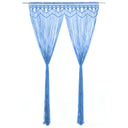 vidaXL Gordijn macramé 140x240 cm coton