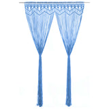 vidaXL Macrame Curtain 140x240 cm Cotton
