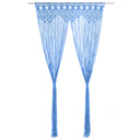 vidaXL Gordijn macramé 140x240 cm coton