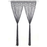 vidaXL Macrame Curtain 140x240 cm Cotton