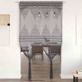 vidaXL Macrame Curtain 140x240 cm Cotton