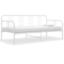 vidaXL Slaapbank métal noir 90x200 cm