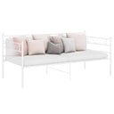 vidaXL Slaapbank métal noir 90x200 cm
