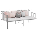 vidaXL Slaapbank métal noir 90x200 cm