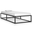 vidaXL Metal Bed Frame Black 90x200 cm
