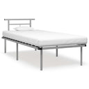vidaXL Metal Bed Frame White 90x200 cm