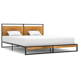 vidaXL Bedframe metaal 90x200 cm