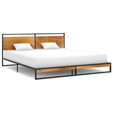 vidaXL Bedframe metaal 90x200 cm
