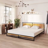 vidaXL Bedframe metaal 90x200 cm