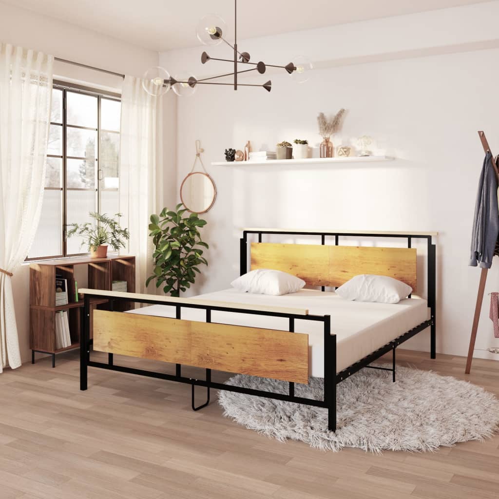 vidaXL Metal Bed Frame 120x200 cm