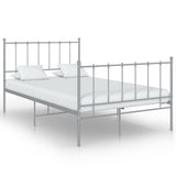 vidaXL Metal Bed Frame Black 120x200 cm
