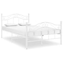 vidaXL Metal Bed Frame Black 120x200 cm