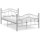 vidaXL Metal Bed Frame Black 120x200 cm