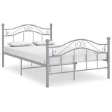 vidaXL Bedframe metaal zwart 120x200 cm