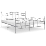 vidaXL Bedframe metaal zwart 120x200 cm