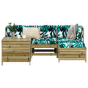 vidaXL 5-Piece Lounge Set Solid Pine Wood