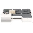 vidaXL 5-delige Loungeset massief grenenhout