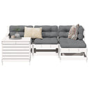 vidaXL 5-delige Loungeset massief grenenhout