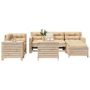 vidaXL 7-delige Loungeset massief grenenhout
