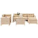 vidaXL 7-piece Lounge Set Solid Douglas Fir Wood