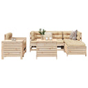 vidaXL 7-delige Loungeset massief grenenhout