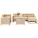 vidaXL 7-delige Loungeset massief grenenhout