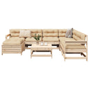 vidaXL 8-delige Loungeset massief grenenhout