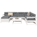 vidaXL 8-delige Loungeset massief grenenhout