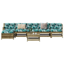 vidaXL 7-delige Loungeset massief grenenhout