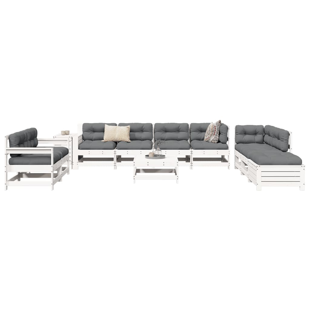 vidaXL 11-delige Loungeset massief grenenhout