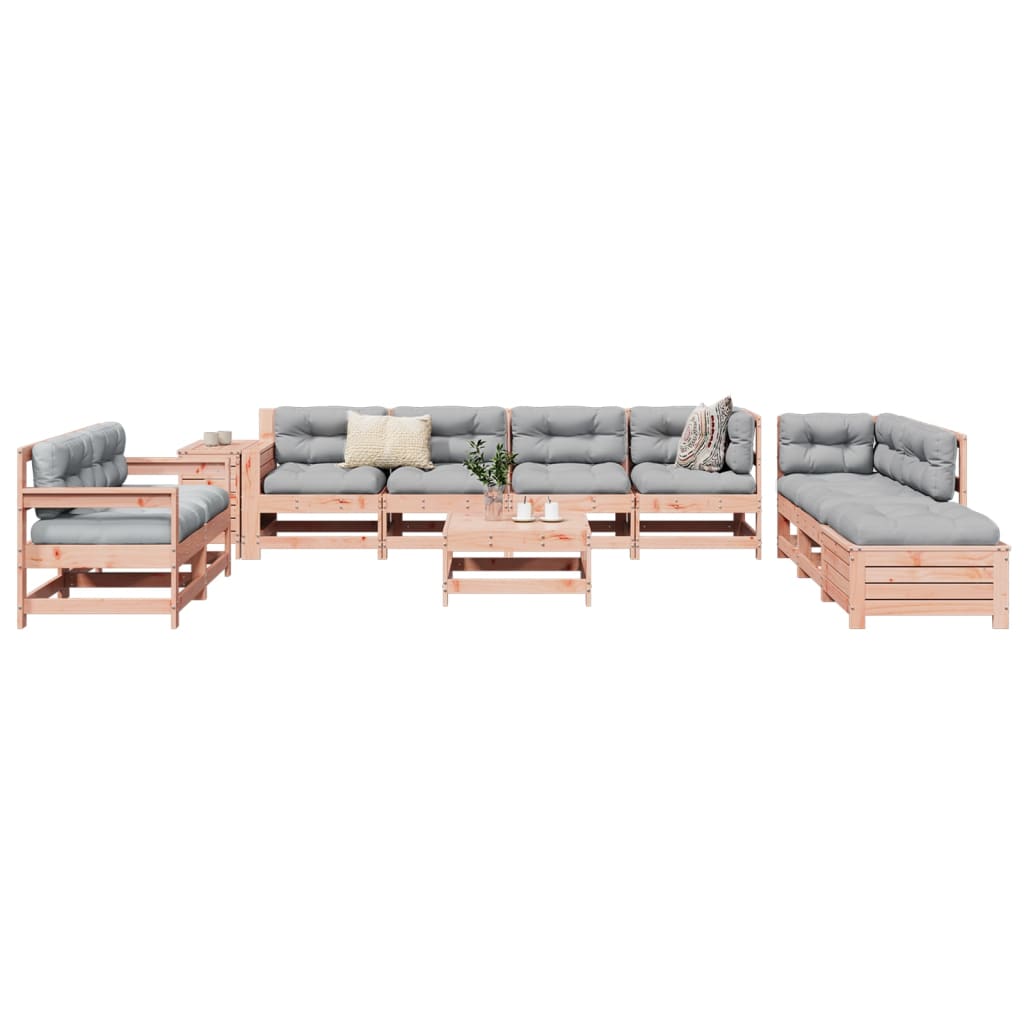 vidaXL 11-delige Loungeset massief grenenhout