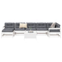 vidaXL 8-delige Loungeset massief grenenhout