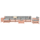 vidaXL 10-delige Loungeset massief grenenhout