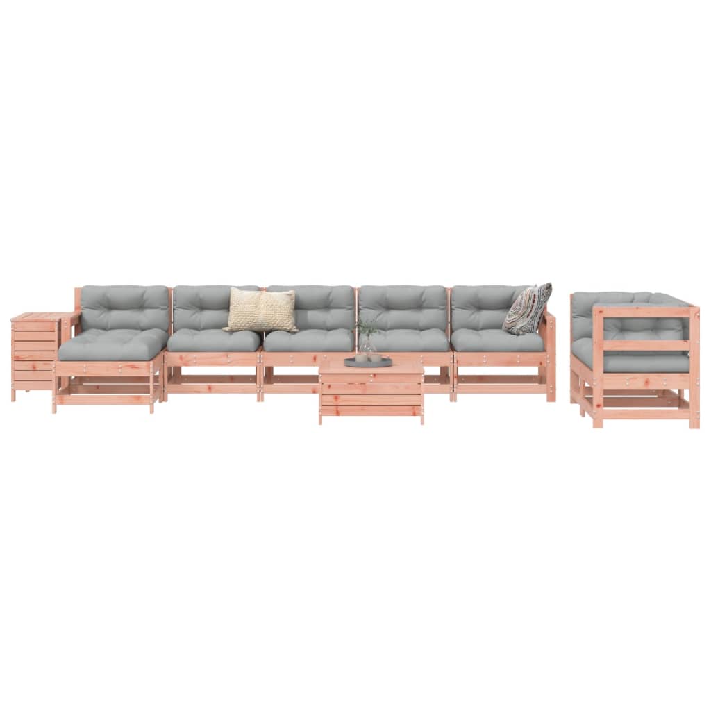 vidaXL 10-delige Loungeset massief grenenhout
