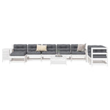 vidaXL 10-delige Loungeset massief grenenhout