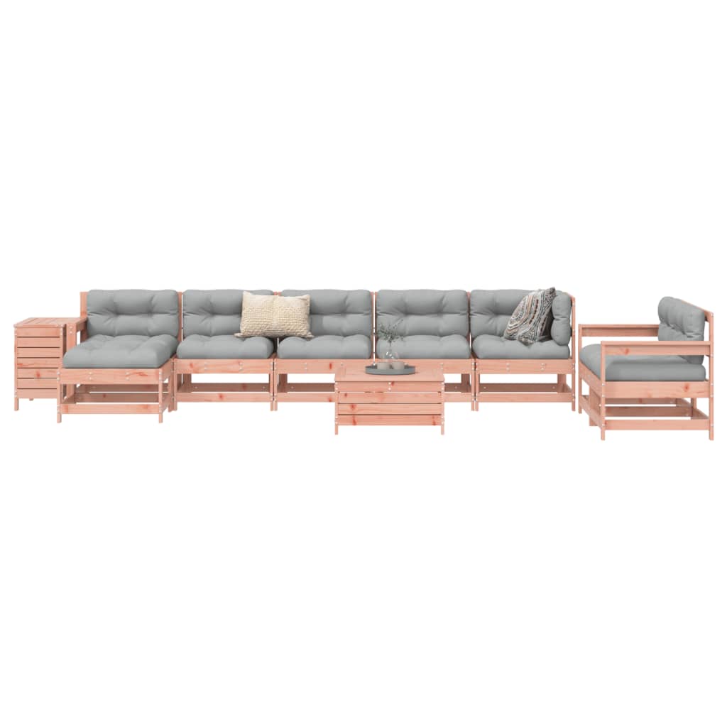 vidaXL 10-delige Loungeset massief grenenhout