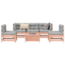 vidaXL 6-delige Loungeset massief grenenhout