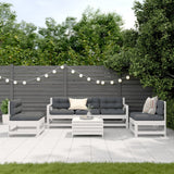 vidaXL 6-Piece Lounge Set with Cushions Solid Pine Wood