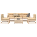 vidaXL 6-delige Loungeset massief grenenhout