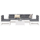 vidaXL 6-delige Loungeset massief grenenhout