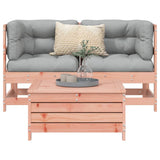 vidaXL 3-delige Loungeset massief grenenhout