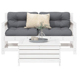 vidaXL 3-delige Loungeset massief grenenhout