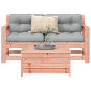 vidaXL 3-delige Loungeset massief grenenhout
