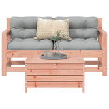vidaXL 3-delige Loungeset massief grenenhout