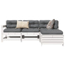 vidaXL 4-delige Loungeset massief grenenhout